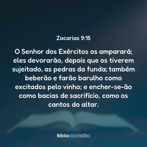 Zacarias 9:15