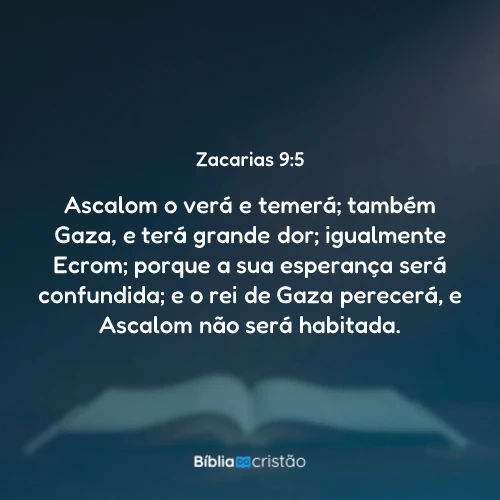 Zacarias 9:5